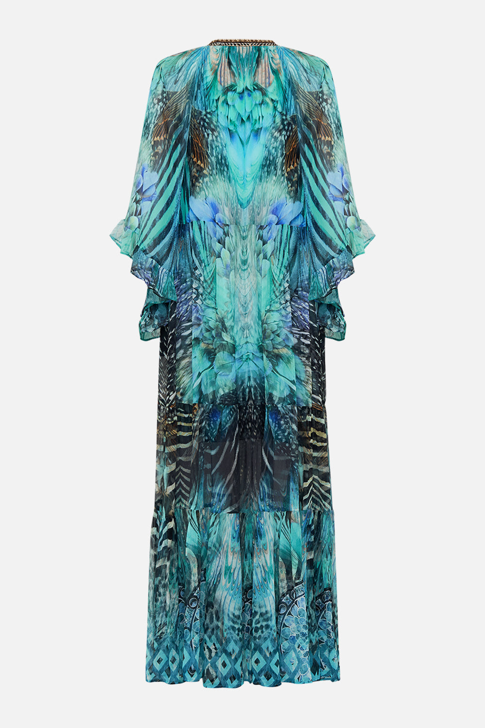 Wide Sleeve Gathered Dress
Azure Allure