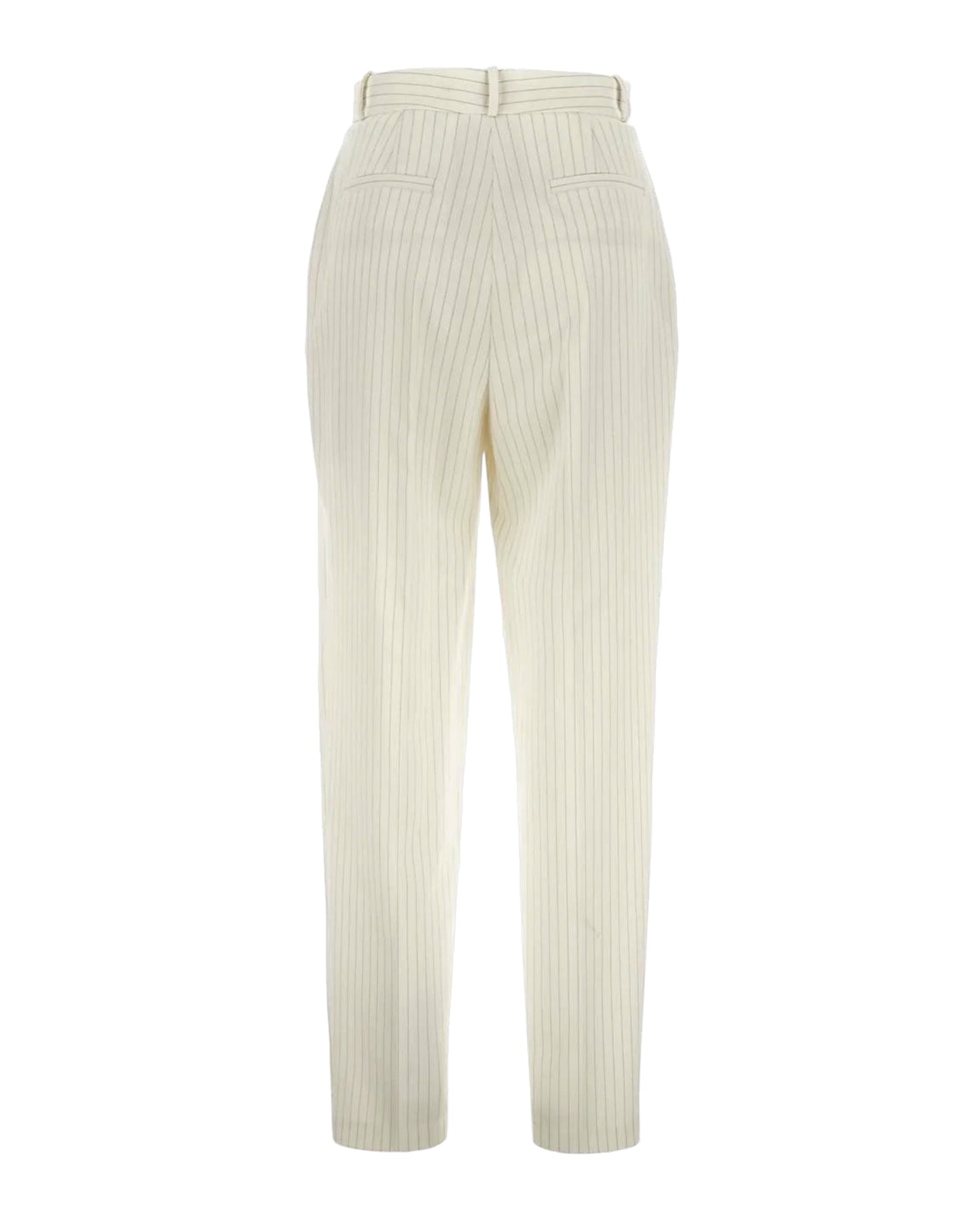 ELISABETTA FRANCHI
 Pinstriped High Waist Trousers